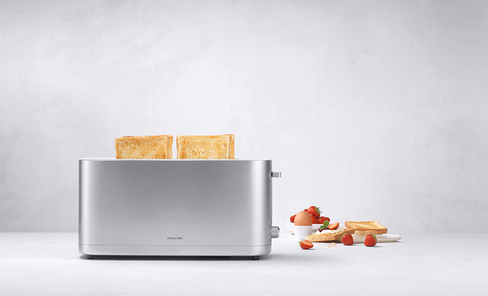 Тостер ZWILLING Enfinigy Long Slot Toaster, серебристый 530090000