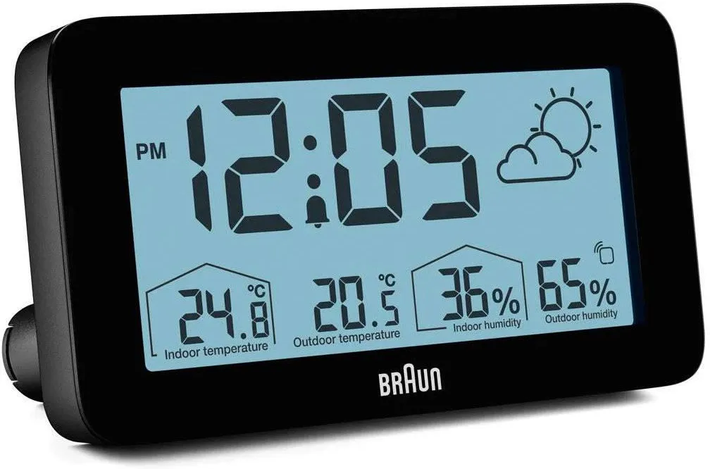 Погодная станция BRAUN BC13BP (цвет черный)