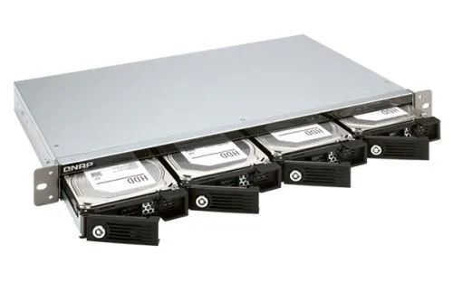 Полка расширения сетевого хранилища без дисков channel QNAP DAS TR-004U 4-Bay 2.5/3.5 SATA Type-C USB 3.1 Gen 1 (5 Gb/s ) Direct Attached Storage with Hardware RAID. W/o rail kit RAIL-B02 (TR-004U)