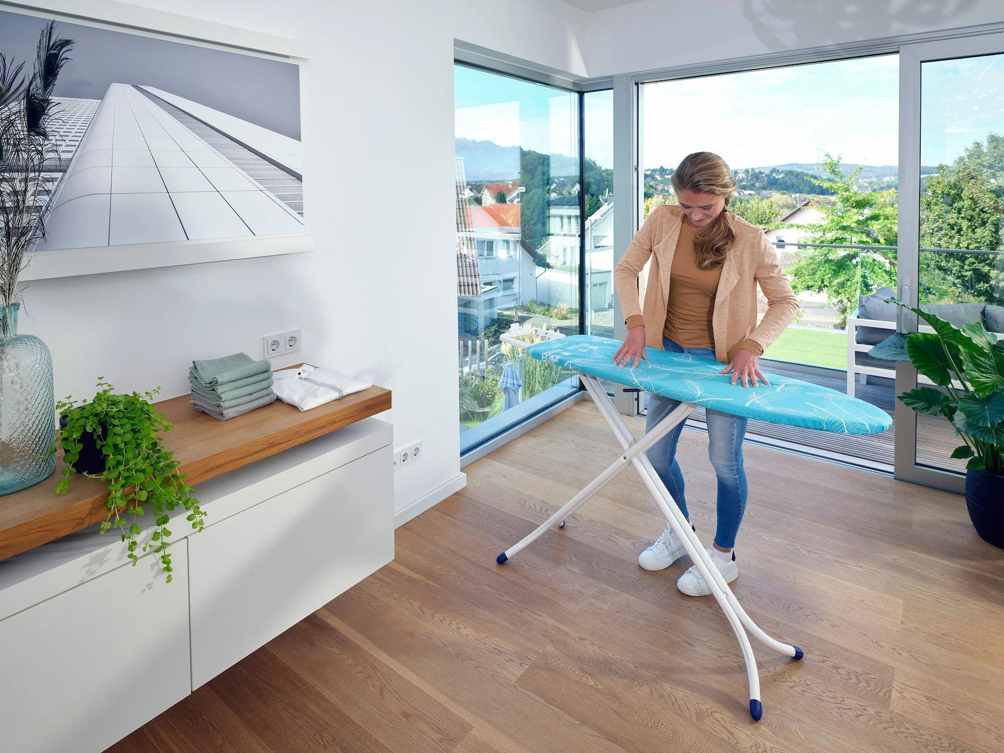Гладильная доска Leifheit AirBoard Compact M,120х38 см, 72585