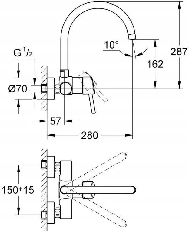 Смеситель для кухни Grohe Concetto 32667001