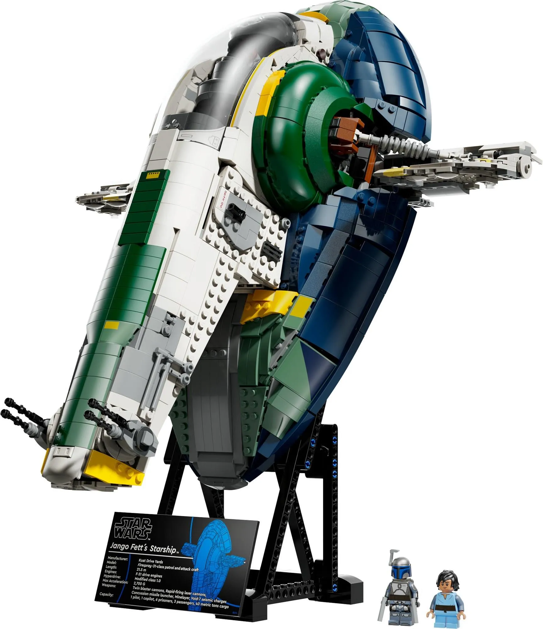 Конструктор LEGO Star Wars 75409 Патрульный корабль Джанго Фетта «Огненный спрей»