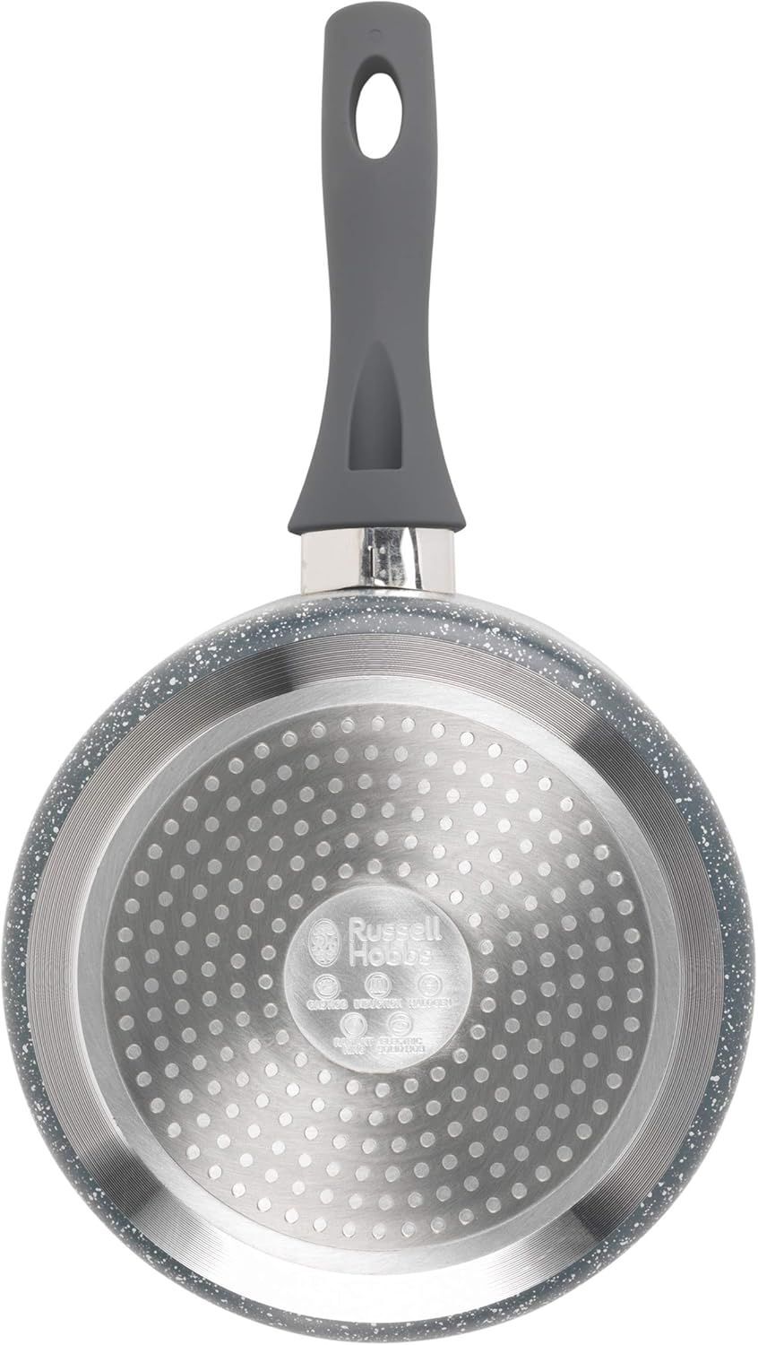 Набор посуды для приготовления Russell Hobbs COMBO-4838A Nightfall Stone, 3 предмета, 16/18/20 см синий мрамор, алюминий