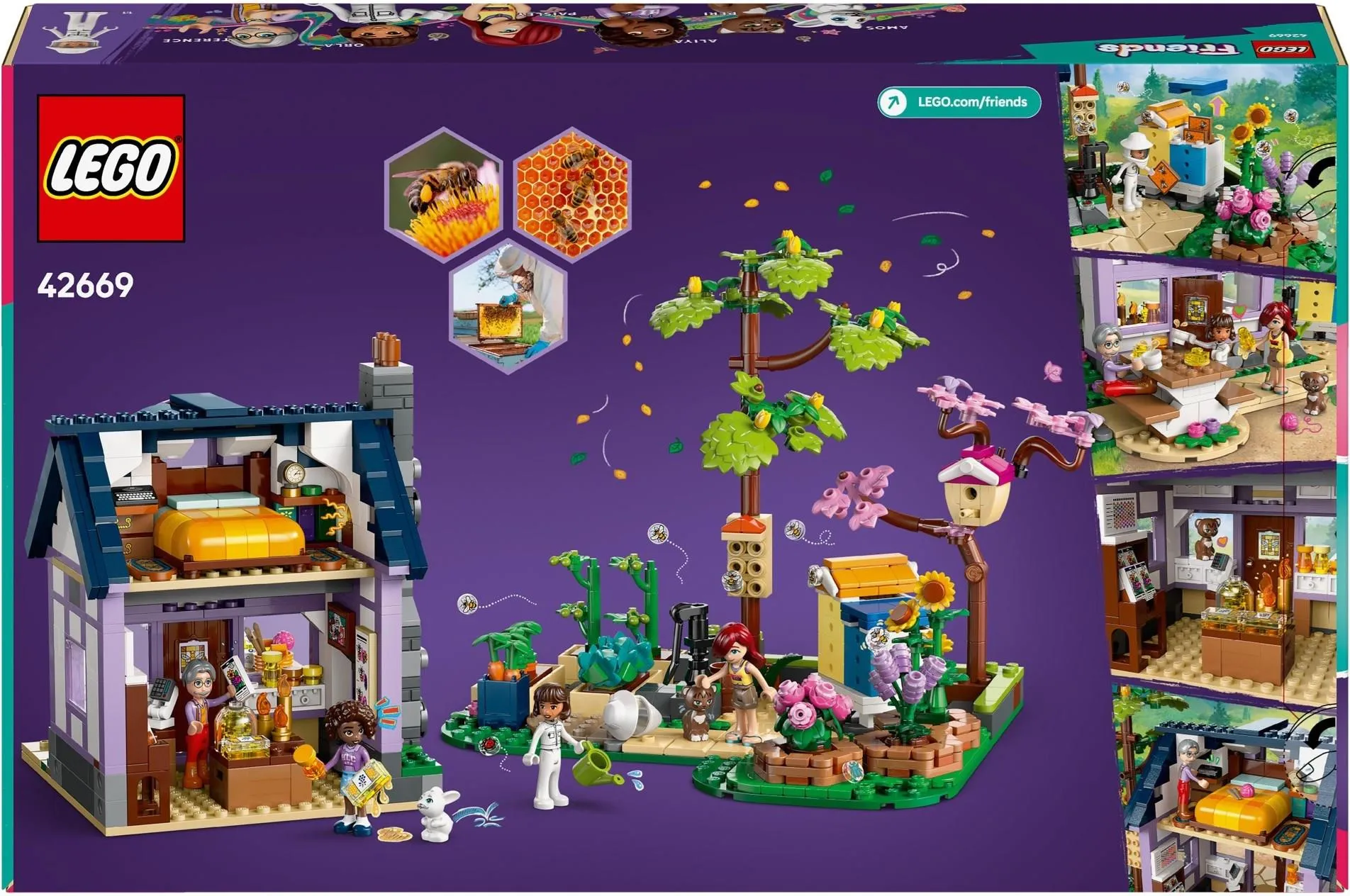 Конструктор LEGO Friends 42669 Дом пчеловодов и цветочный сад