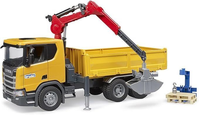 Строительный грузовик Scania 560R с краном Bruder 03551