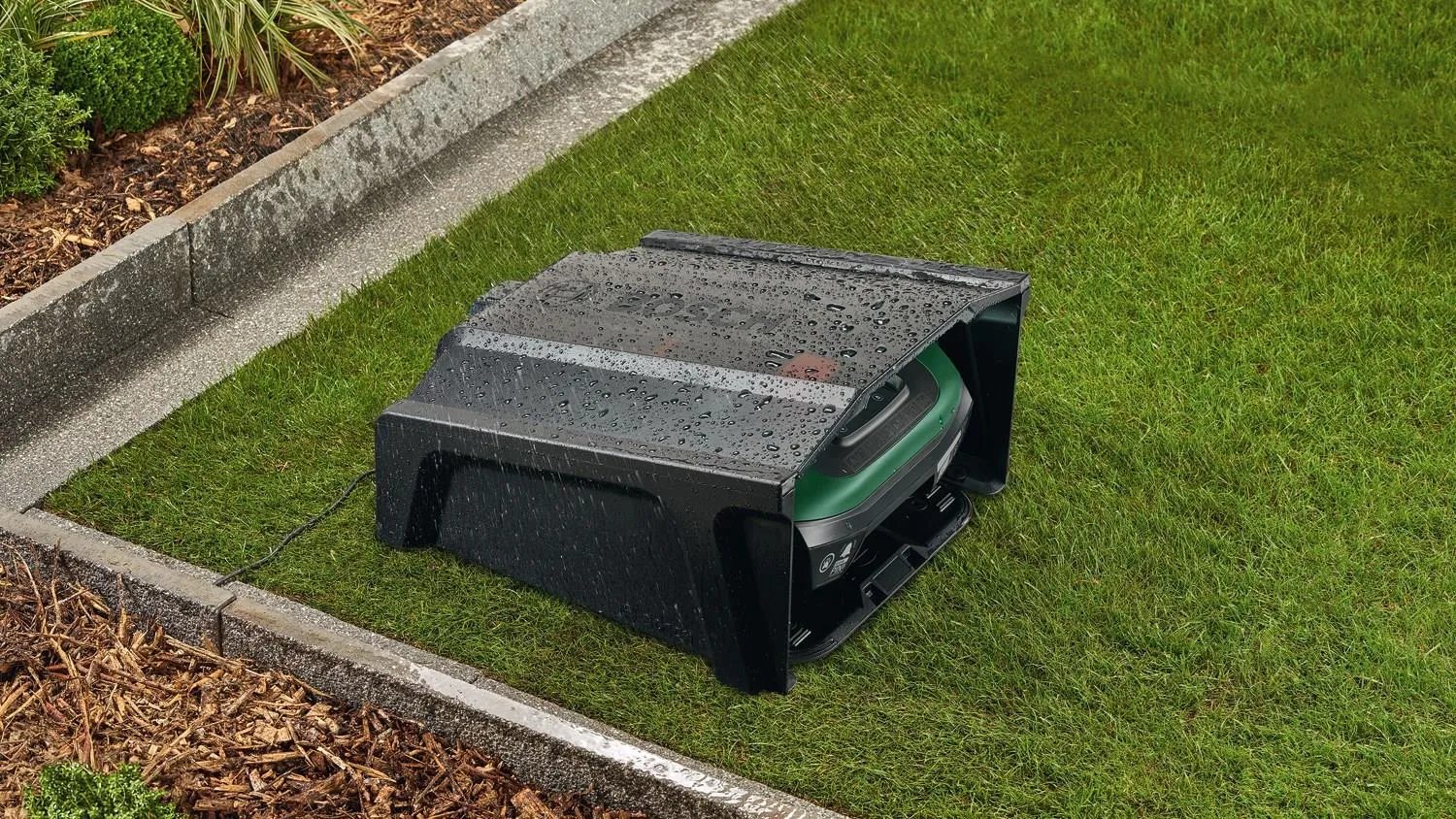Гараж для газонокосилки Bosch Indego 06008B0500