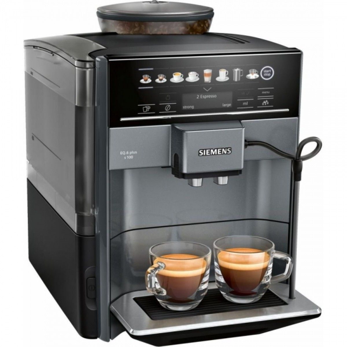 Кофемашина Siemens TE651209RW EQ.6 plus s100, серый