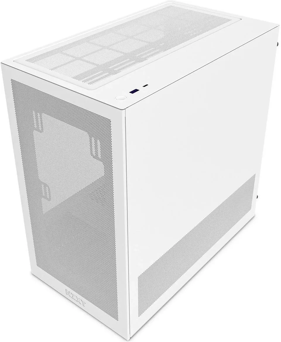 Корпус NZXT H3 Flow, Micro-ATX, белый
