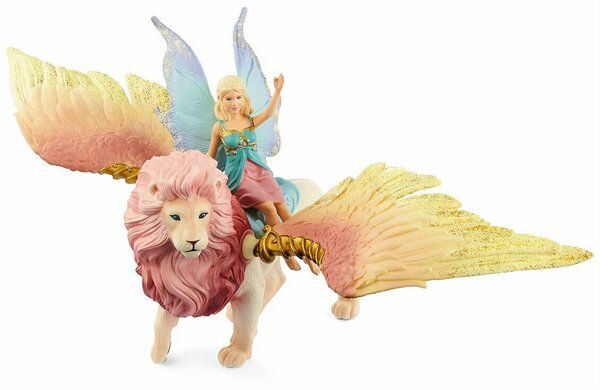 Игровой набор Schleich Эльф на крылатом льве 70714