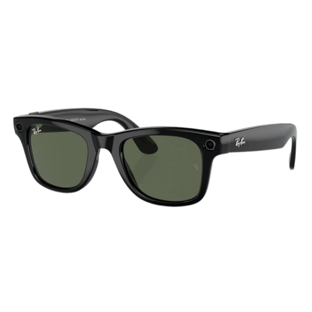 Умные очки Ray-Ban Meta Wayfarer Gen 2 RW4012, Shiny Black / G15 Green, размер M (50)