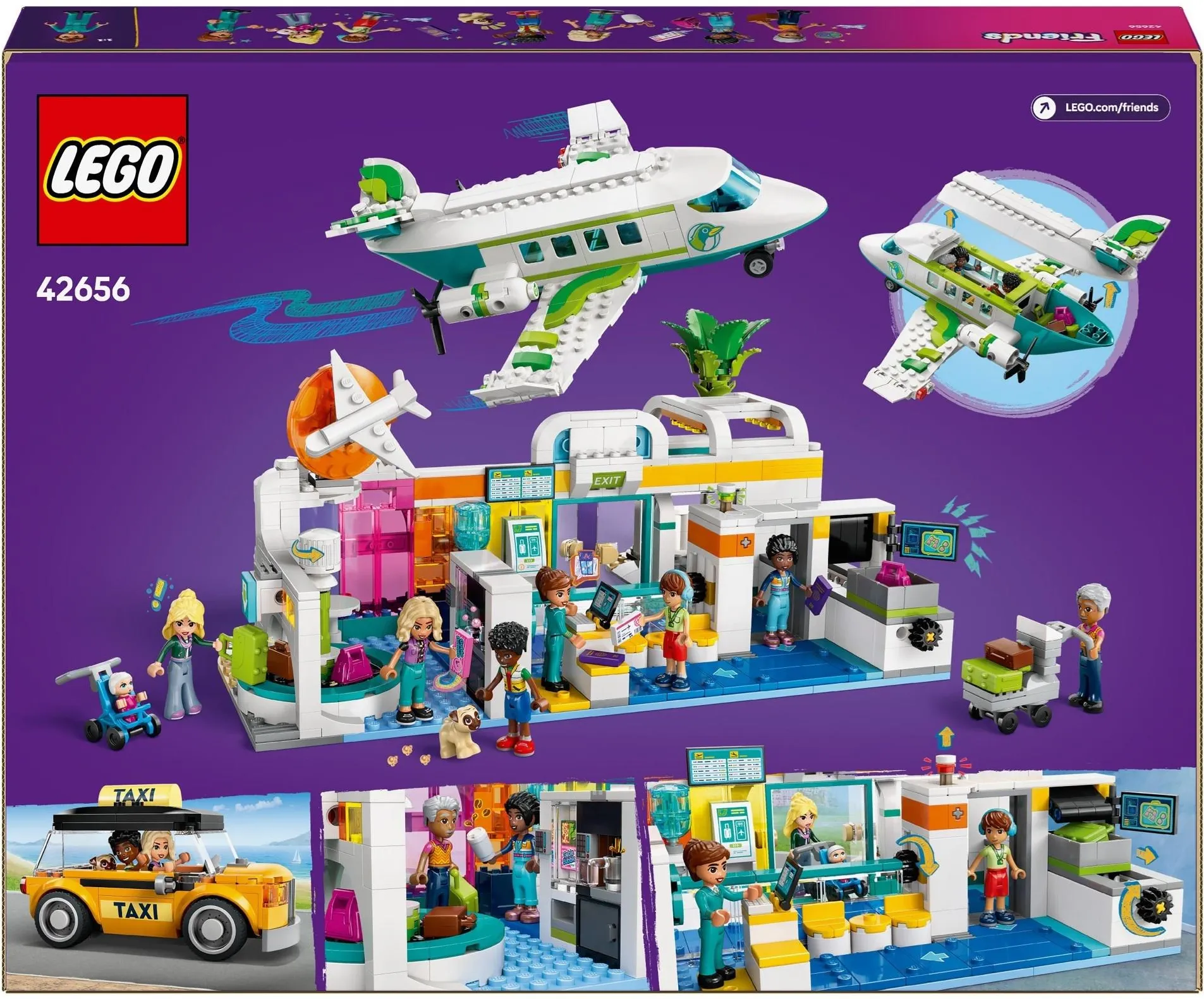 LEGO Friends 42656 Самолёт и аэропорт в городе Хартлейк-Сити
