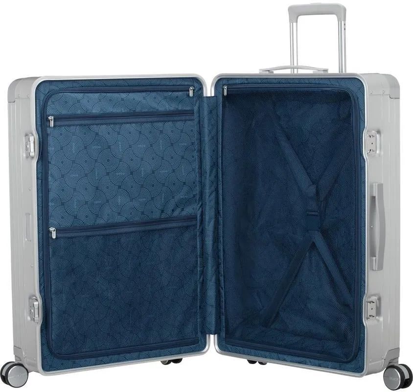 American Tourister Soundbox Alu 77 см Чемодан серебристый 100л