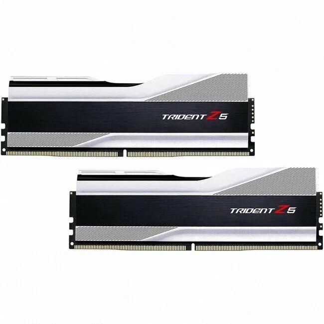 Оперативная память G.SKILL Trident Z5 RGB DDR5 32GB(16GBX2)5600MHZ silver 2x16 ГБ (F5-5600U3636C16GX2-TZ5S)