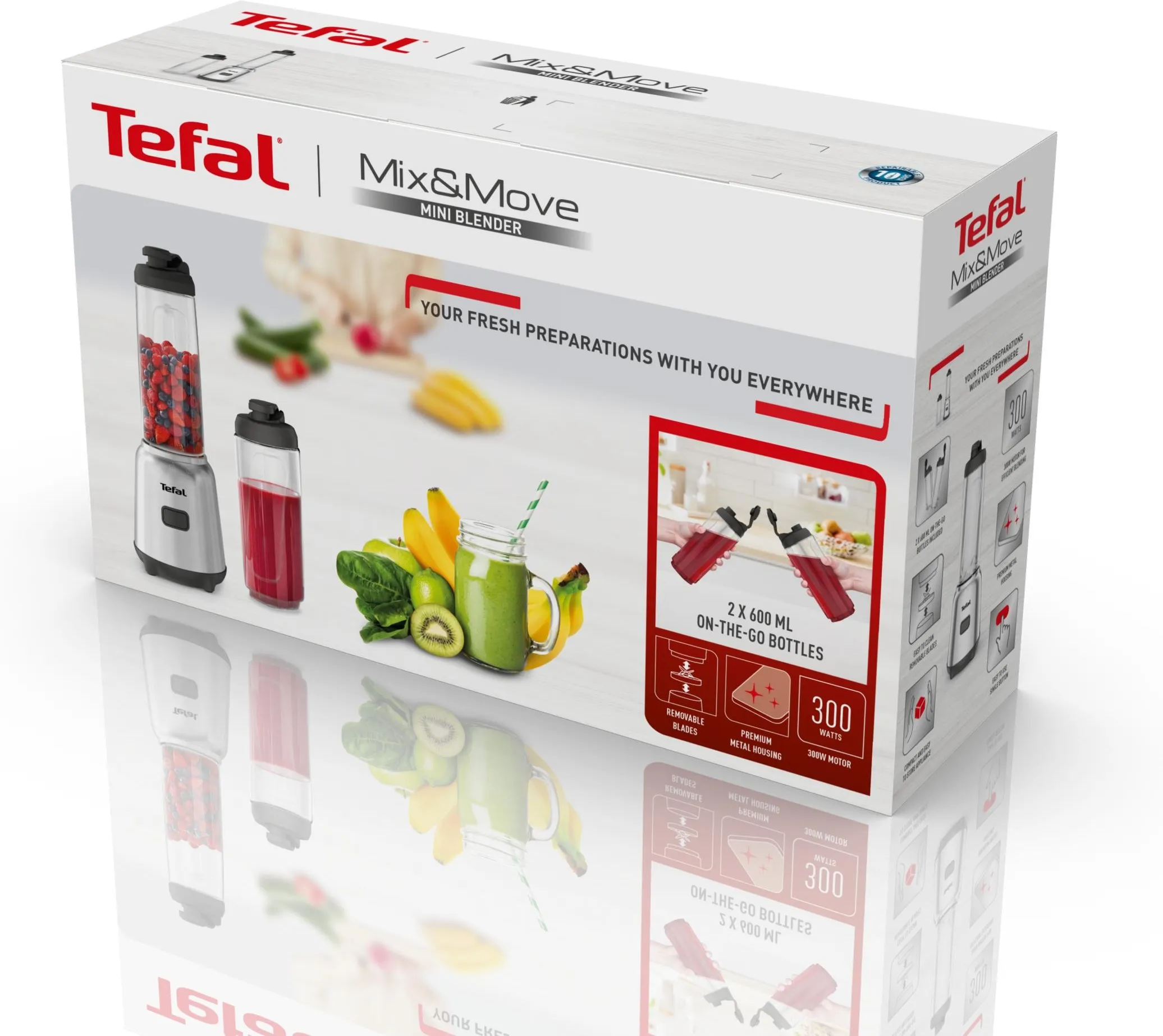 Блендер Tefal MIX&MOVE BL15FD30