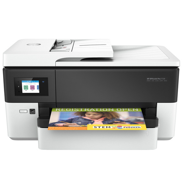 МФУ струйное HP OfficeJet Pro 7720, цветн., A3, белый/черный
