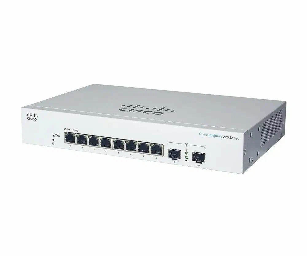 Коммутатор Cisco CBS220-8T-E-2G-EU
