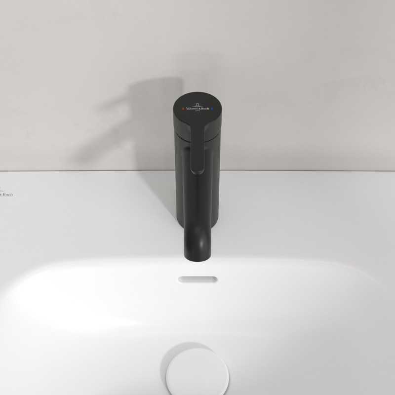 Смеситель для раковины Villeroy & Boch Skyla матовый черный TVW116005000K5