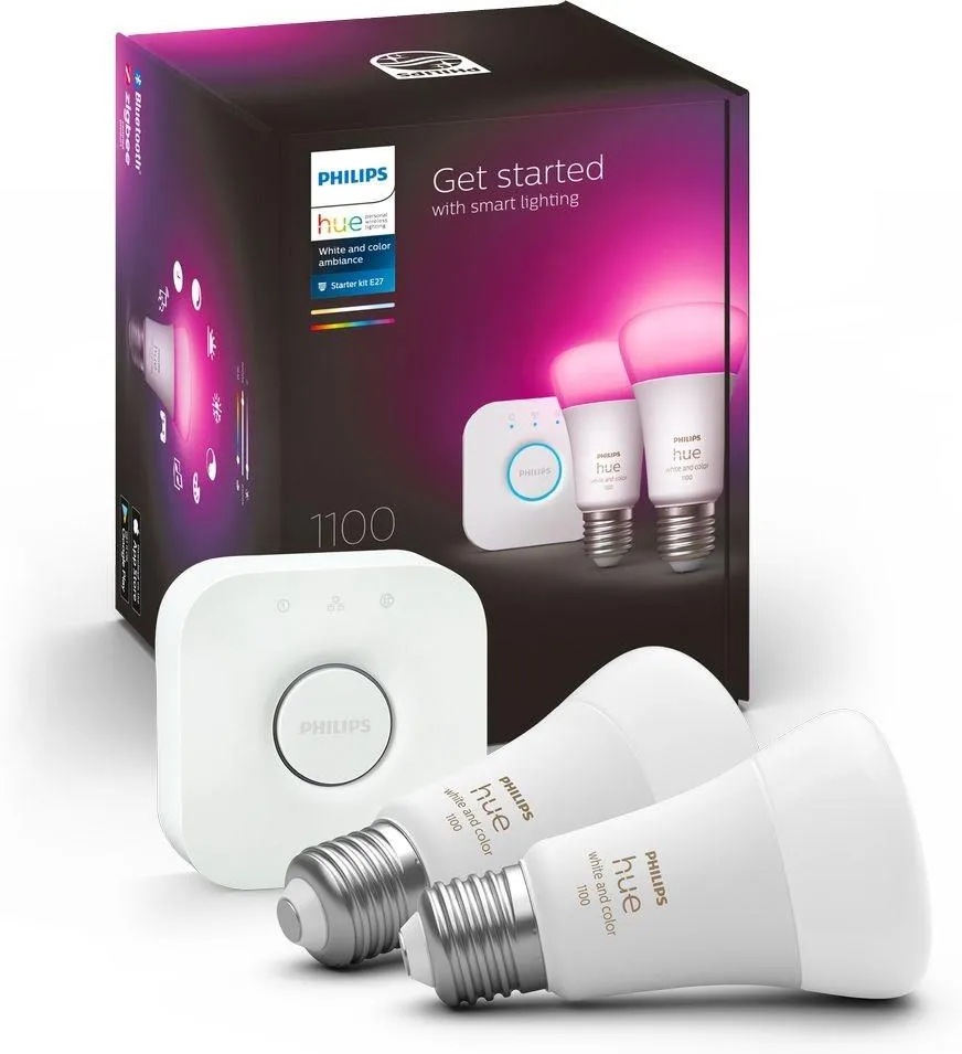 Комплект PHILIPS HUE White and color ambiance E27 929002468810