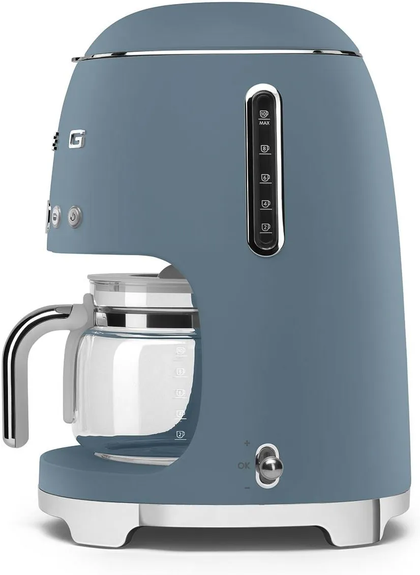 Капельная кофеварка Smeg DCF02, цвет Storm Blue