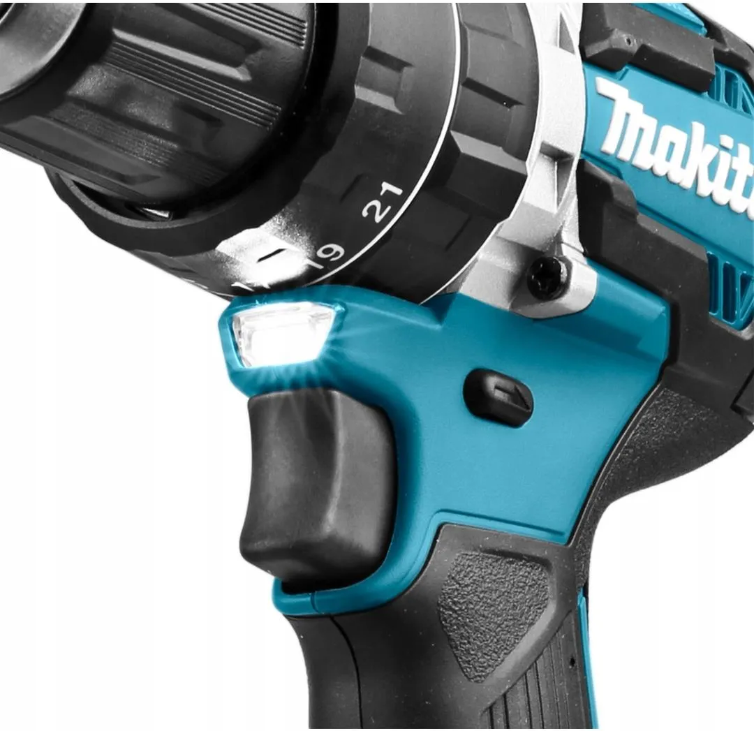Аккумуляторная ударная дрель-шуруповёрт Makita DHP484RT3J 18 В, 3×5,0 А·ч АКБ, ЗУ, кейс Makpac