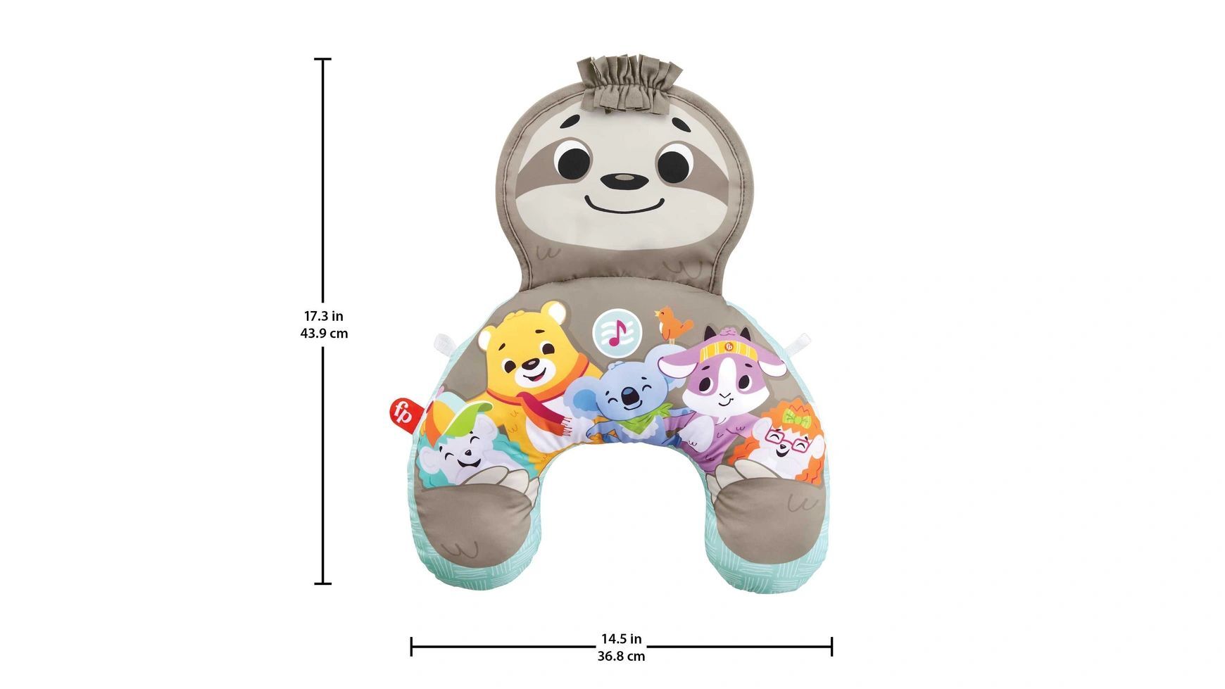 Музыкальная игровая подушка Fisher Price Sloth с вибрацией