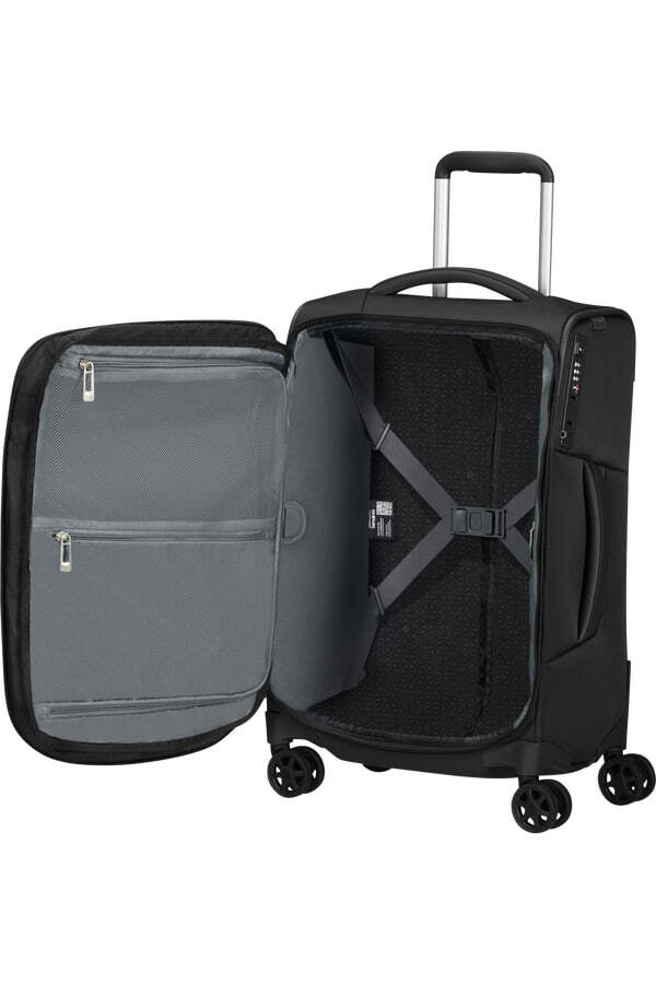 Чемодан Samsonite Respark 143325-7416 55см 39/44л Ozone Black