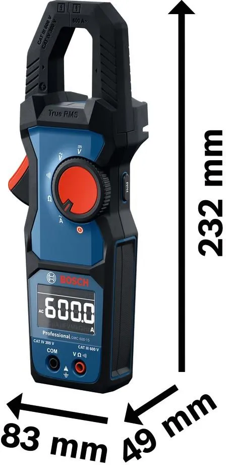 Мультиметр Bosch GMC 600-15 Professional 0601077600
