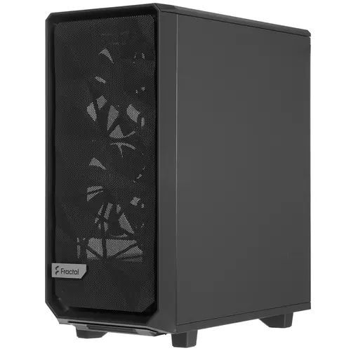 Корпус ATX Fractal Design Meshify 2 Compact TG Light Tint, черный