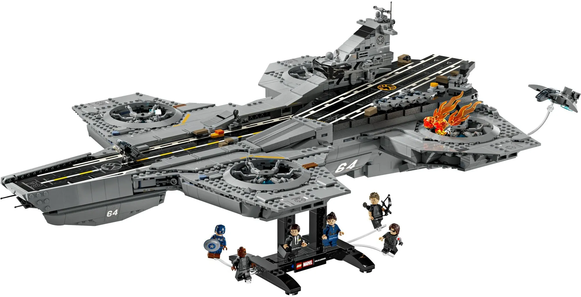 Конструктор LEGO Marvel 76354 Авианосец Щ.И.Т.