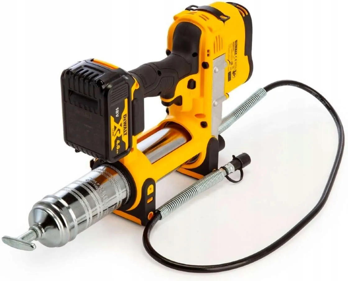 Аккумуляторный шприц для смазки DeWalt DCGG571M1-QW, с 1 АКБ и ЗУ