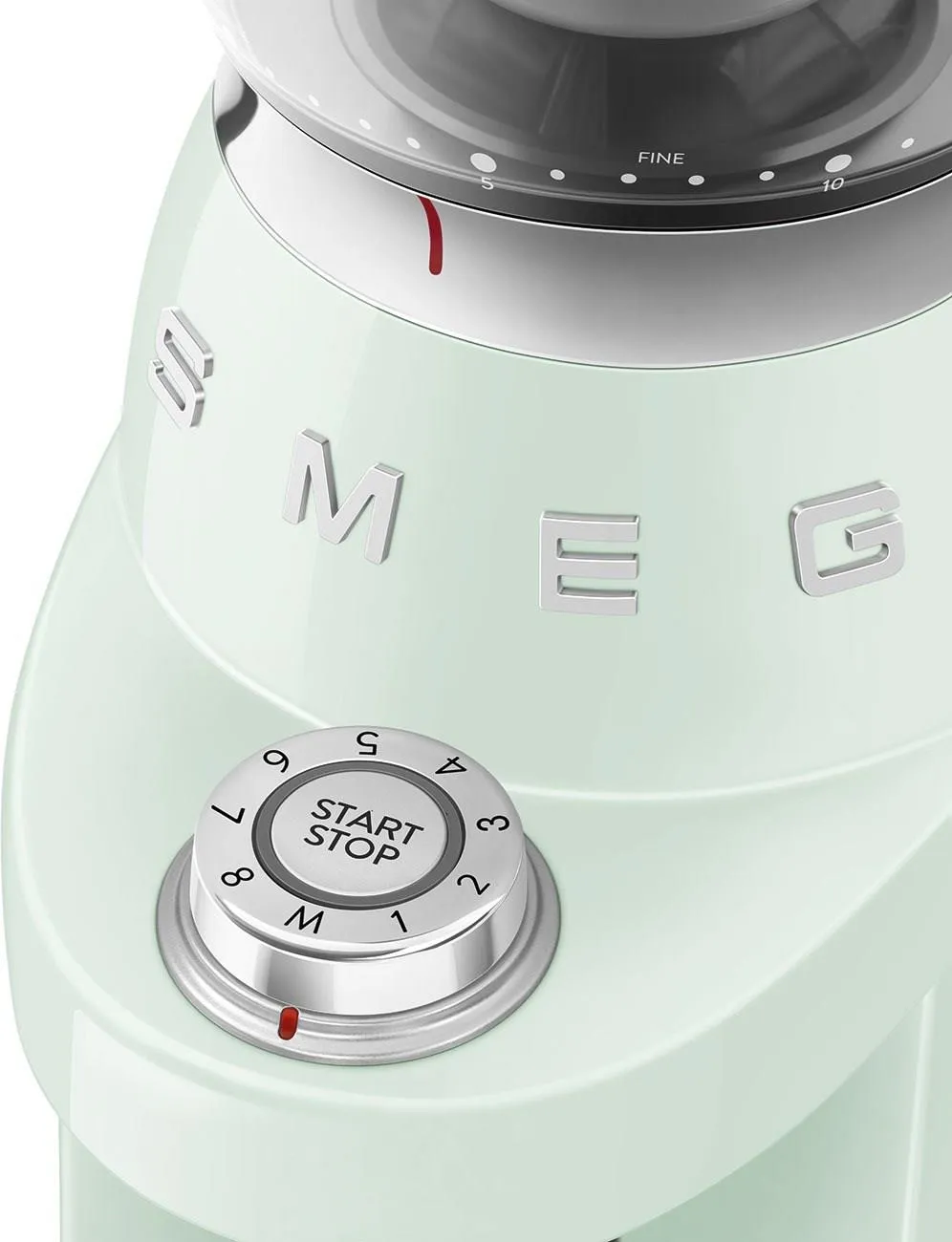 Кофемолка Smeg CGF03, пастельно-зеленый