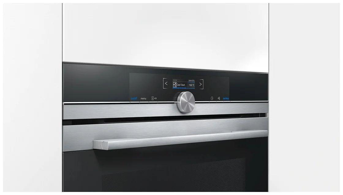 Электрический духовой шкаф Siemens CM633GBS1, серебристый