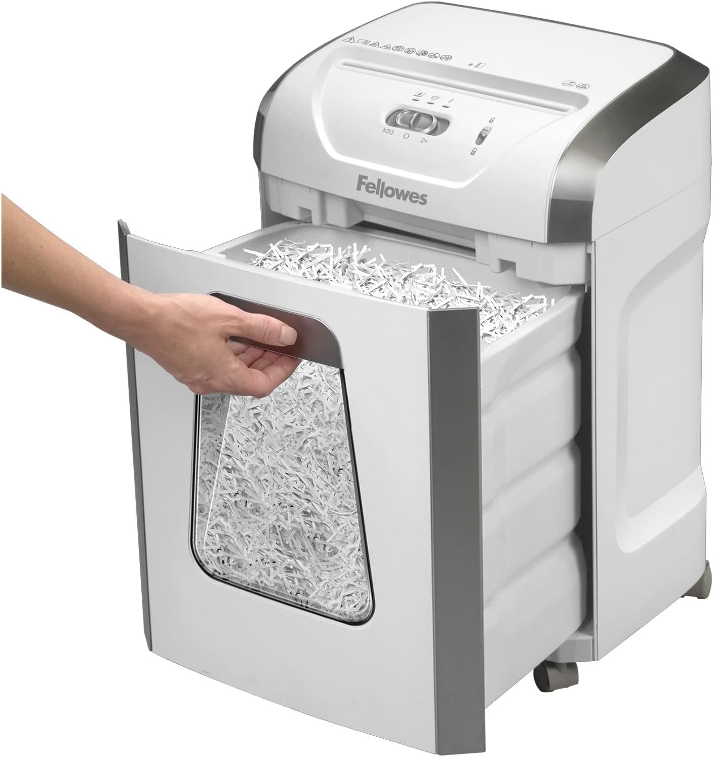 Уничтожитель бумаг Fellowes Powershred 12C белый