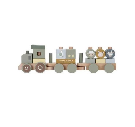 Игрушечный набор Little Dutch Tractor with trailer