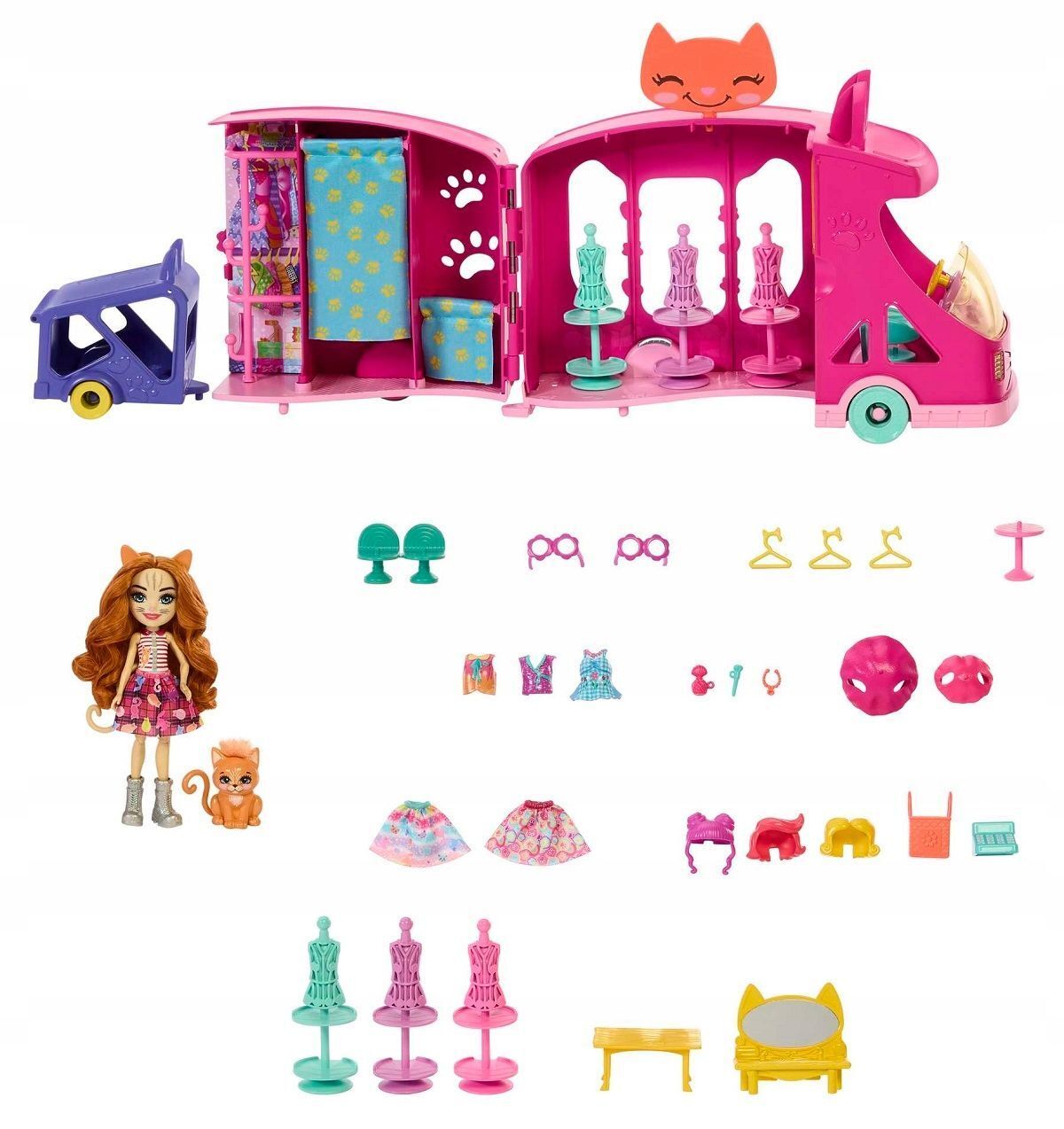 Игрушка Mattel Enchantimals Мобильная студия моды HPB34