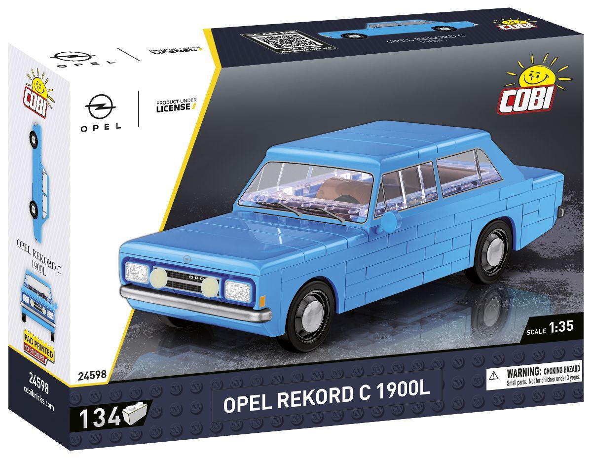 Конструктор пластиковый Cobi Opel Record C 1900 L - Опель Рекорд - 134эл. - Коби 24598