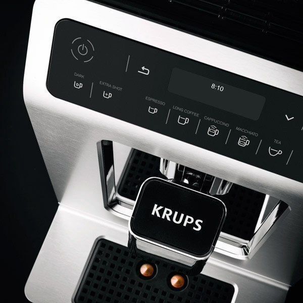 Кофемашина Krups EA891C Evidence, хром/черный
