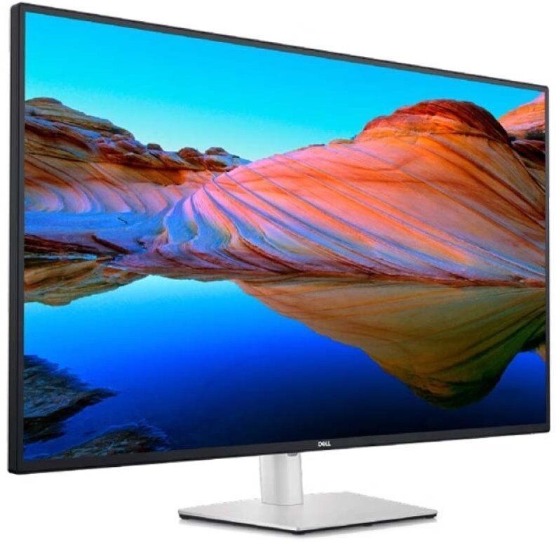 42.5" Монитор DELL UltraSharp U4323QE, 3840x2160, 76 Гц, IPS, серебристый/черный
