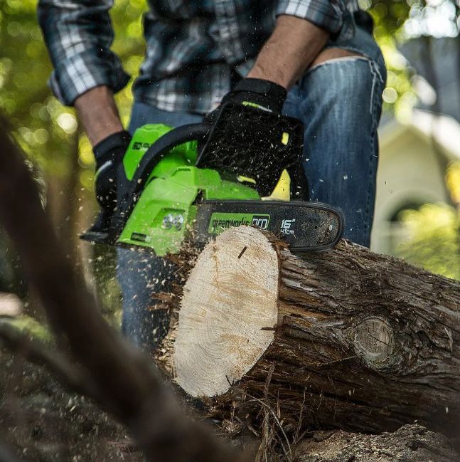 Пила аккумуляторная Greenworks GD60CS40