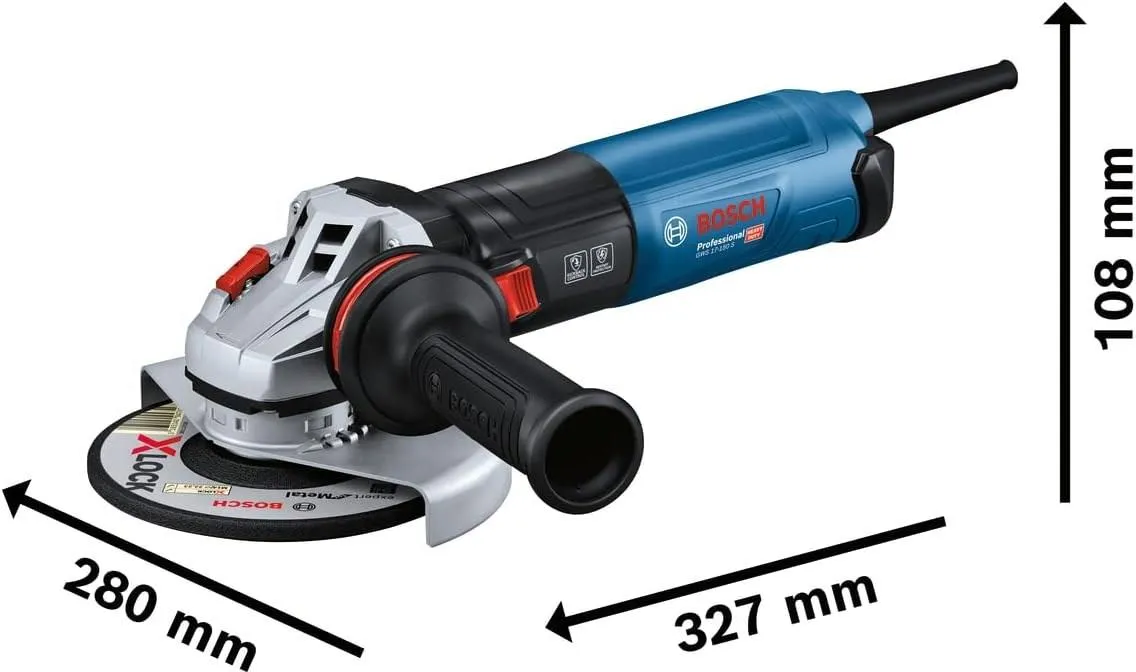 Угловая шлифовальная машина сетевая Bosch GWS 17-150 S Professional 06017D0600