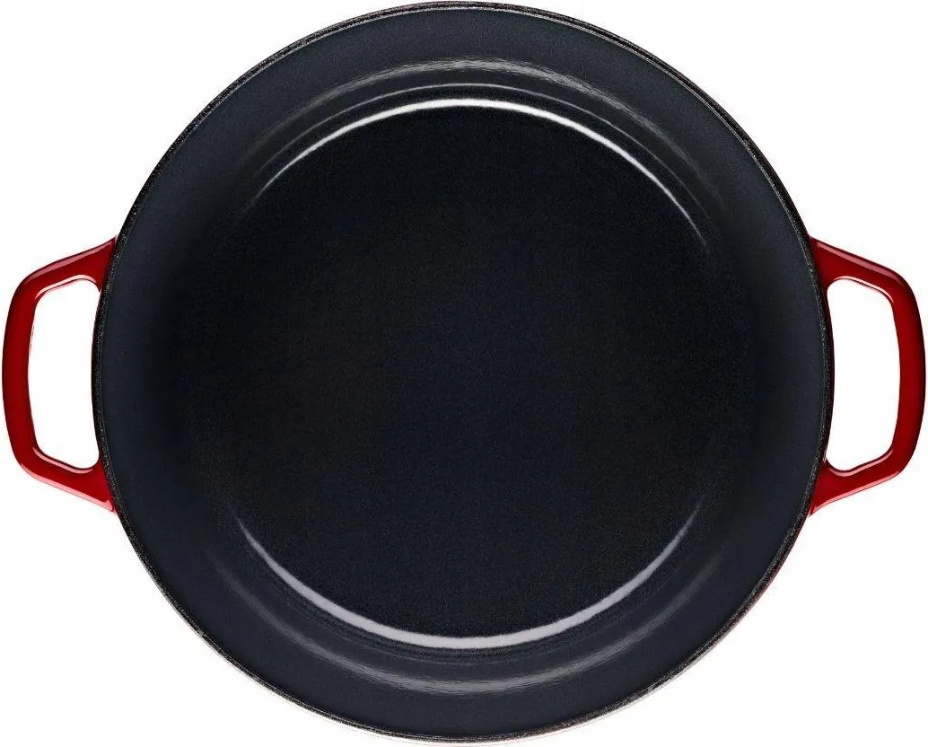 Кастрюля чугунная Gerlach Natur Iron 26 см, красная (IR26CZ)