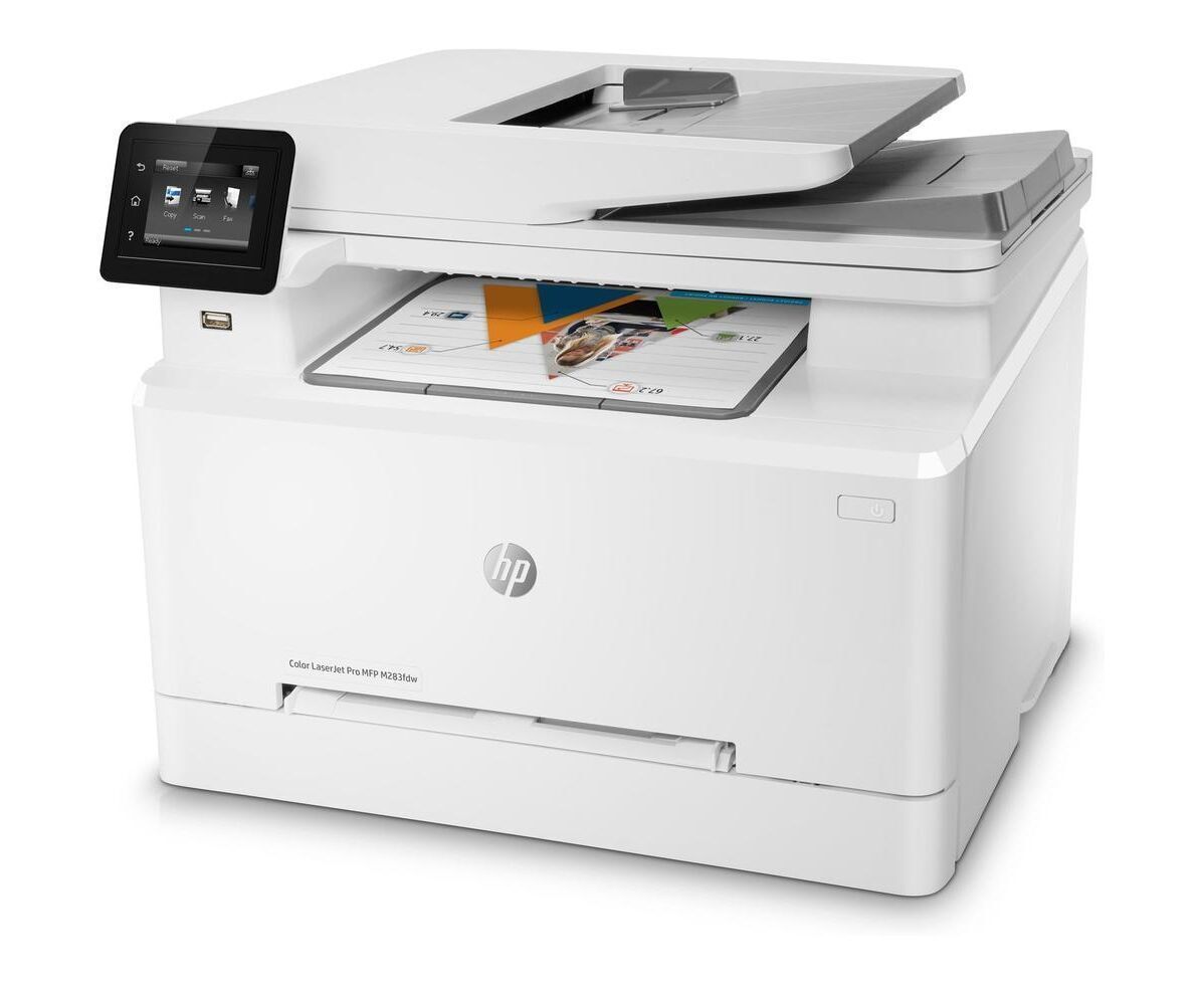 МФУ лазерное HP Color LaserJet Pro M283fdw, цветн., A4, белый