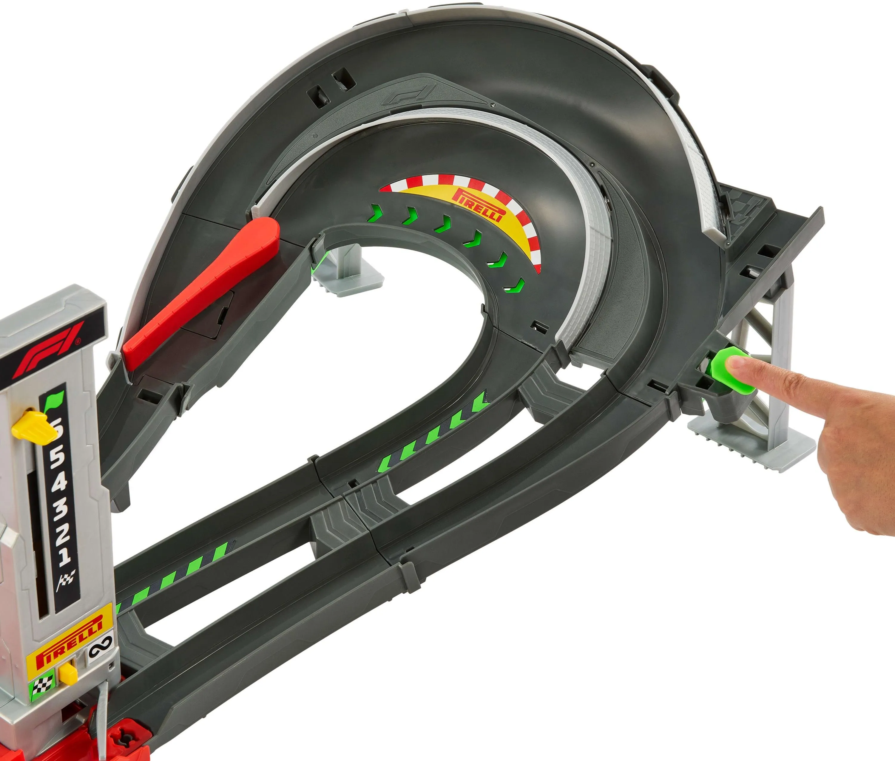 Игрушечный трек Hot Wheels Racing Grand Prix F1 Race Track Play Set - JDY16