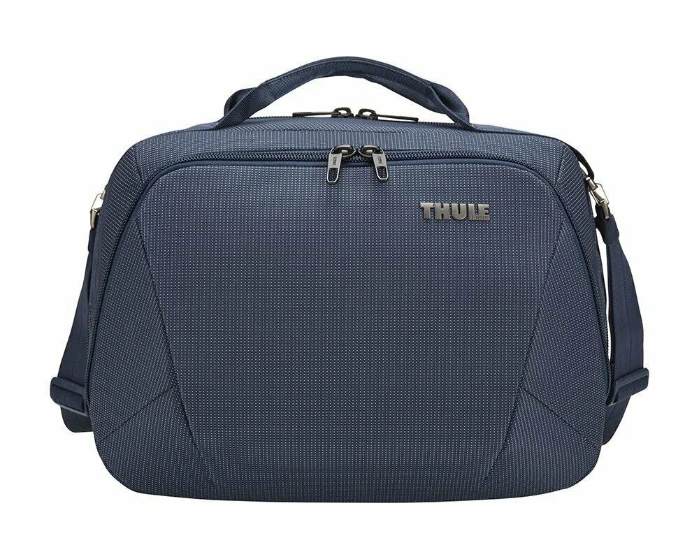 Сумка дорожная THULE, 25 л, 41х29х23 см, ручная кладь, отделение для ноутбука, плечевой ремень, синий