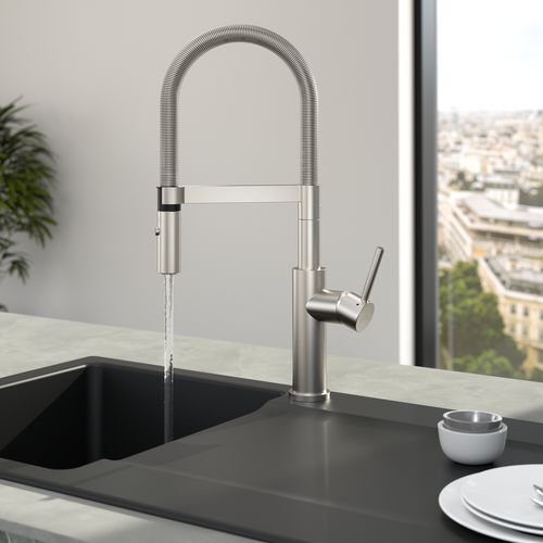 Однорычажный смеситель для кухни Villeroy & Boch Steel Expert 2.0