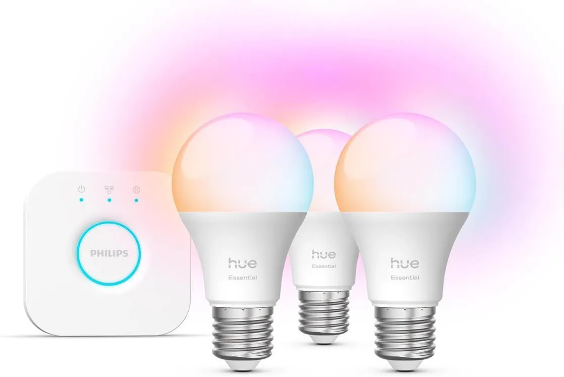 Комплект PHILIPS HUE Essential White And Color Ambiance E27+ 8721103103673