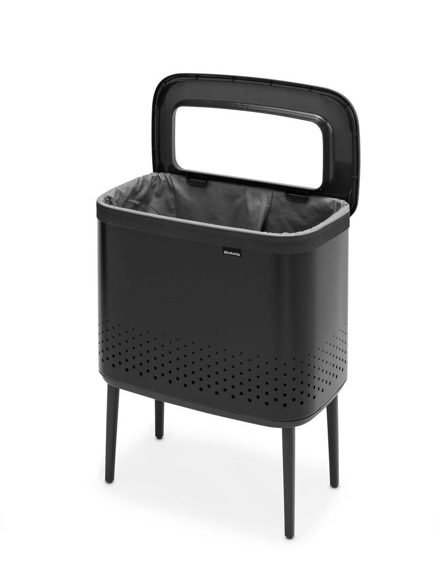 Бак для белья 60л Brabantia Bo черный