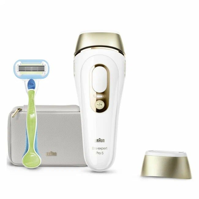 Фотоэпилятор Braun PL5052 White/Gold