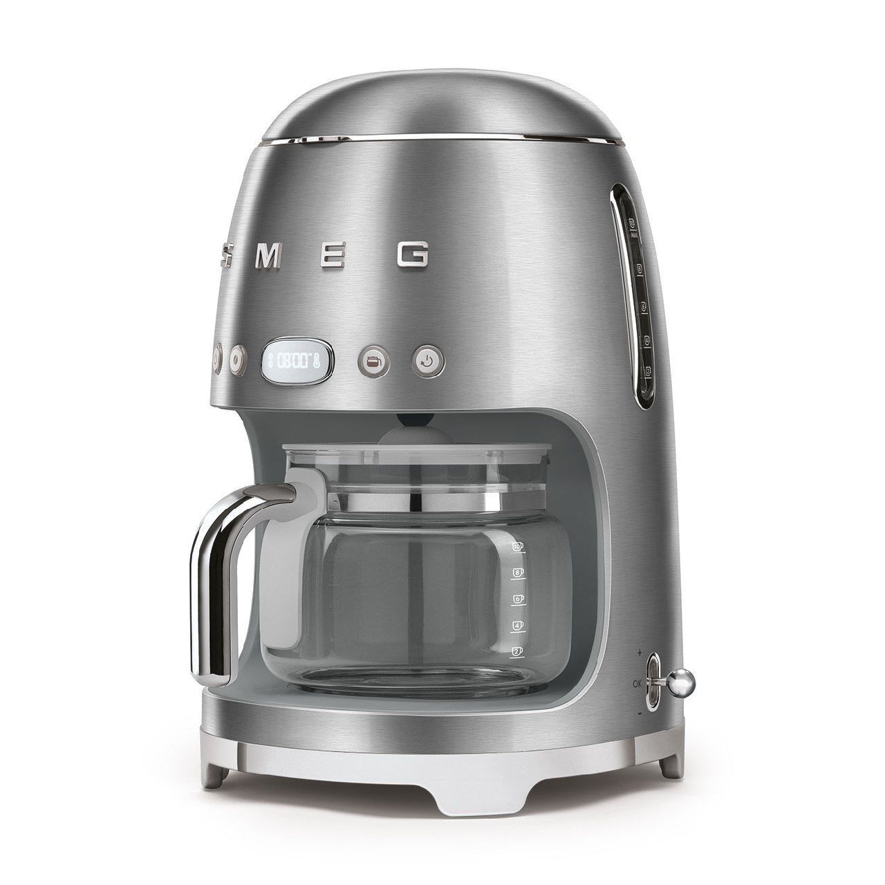 Кофеварка капельная Smeg DCF02, нержавеющая сталь матовая