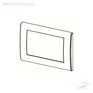 Кнопка смыва TECE planus матовая сталь (9240310)